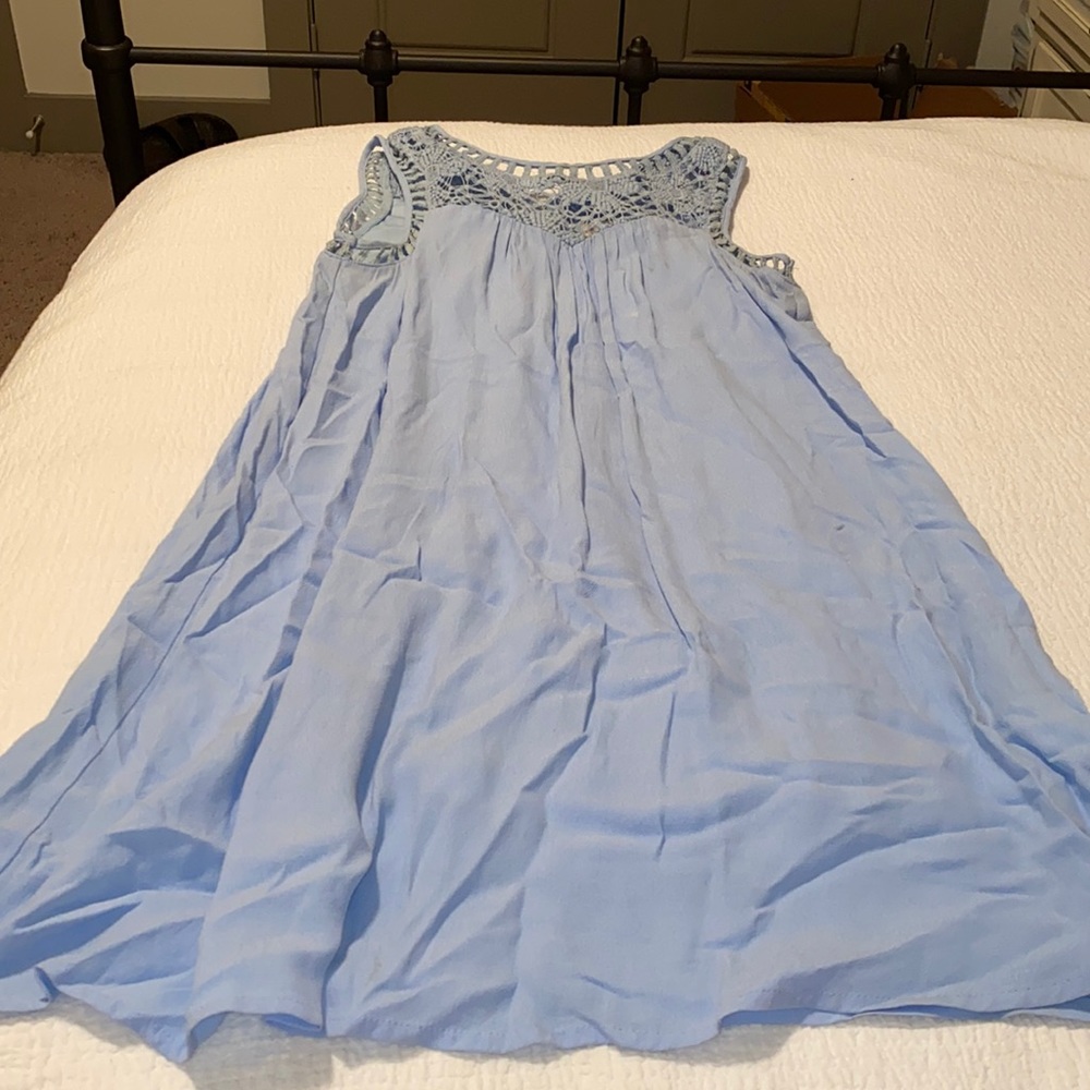 Baby blue, baby doll altered state lace dress